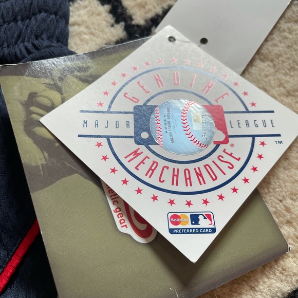 NWT Genuine Merchandise MLB Stitches Minnesota Twins Athletic Shorts XL Navy Red - Picture 8 of 8